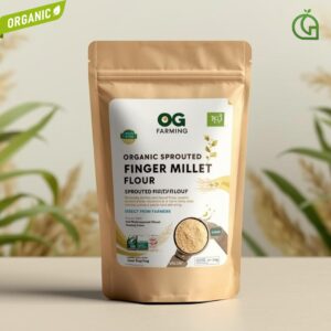 Organic Sprouted Finger Millet Flour / Sprouted Ragi Flour